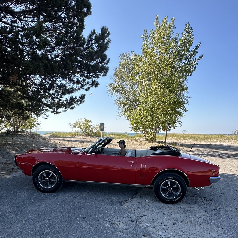 Same beach, a year later,  much better weather. It's becoming a tradition for Colton and I to take a run over to Wasaga Beach in the fall, just before we put the car away for the winter.